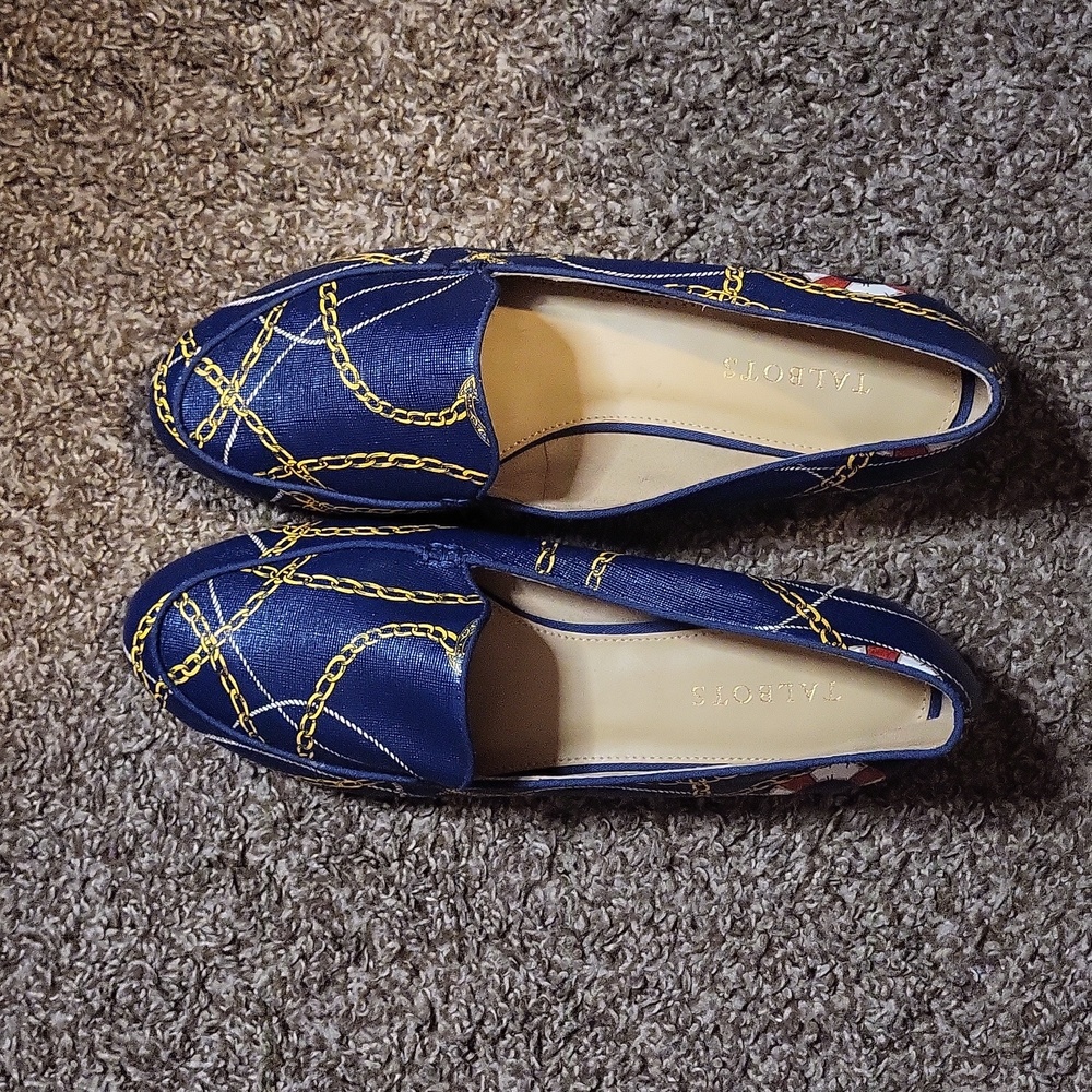Talbots Nautical Print Ryan Loafer